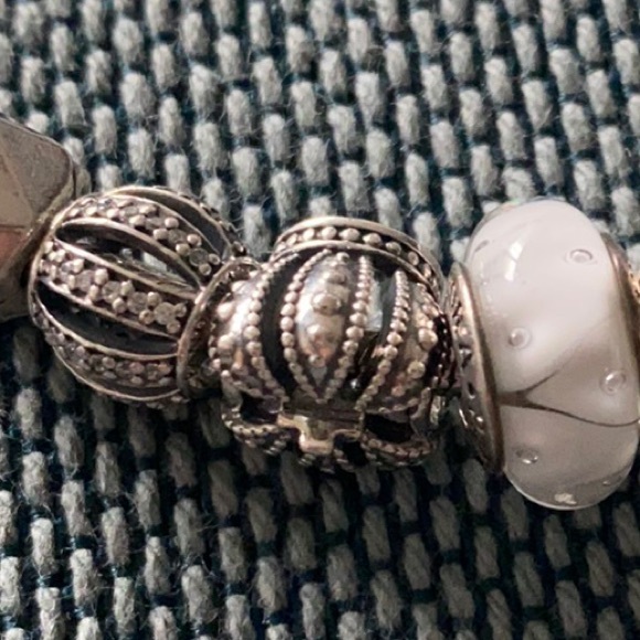 Pandora bracelet and charms 7.1” - Picture 5 of 5